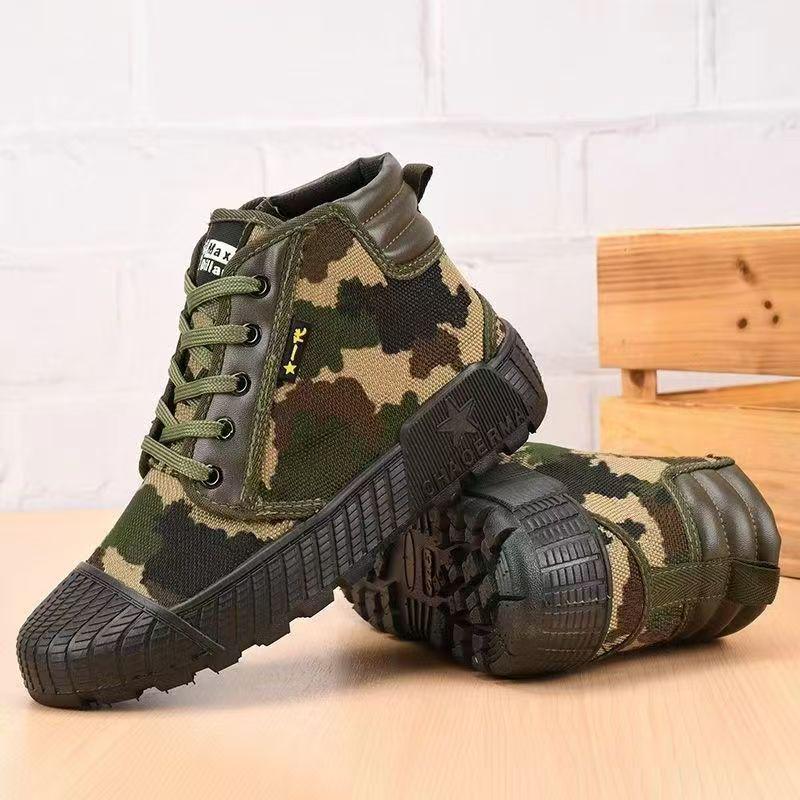 New Liberation Breathable Canvas Work Shoes for Farm and Construction, Available In High-Top and Low-Top Styles.