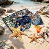 Personalisierbares Strandtuch mit Kylian Mbappe Aufdruck und individuellem Namen, für Reise Camping Strandparty Heimdekoration, Geburtstagsgeschenk für Familie & Freunde