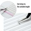 ANNAFRIS Wimpernverlängerungsstreifen-Aufbewahrungspalette zum Pfropfen vorgefertigter Fans Volume Lash Sticky Strip Tape Make-up-Tool