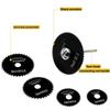 HSS Rotary Tool Mini Circular Blade Set Cutting Discs 7 Pcs