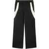 PUMA Pants 1948 SS25 Brand Logo Quick-Dry Sport Color-Block Versatile Woven Long Kids Quick-Dry Pants Kids bottoms Black White 950435-01