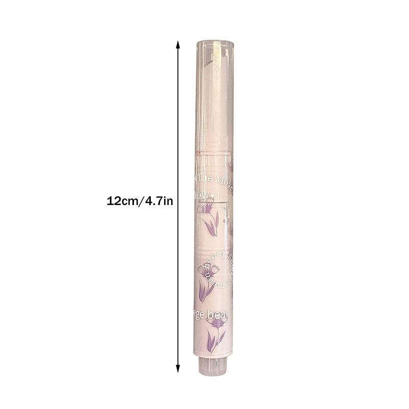 Water-Light Lip Glaze Mirror Glitter Lip Tint Long Lasting Moisturising Love Heart Shape Solid Lipstick Pen Lips Makeup Cosmetic