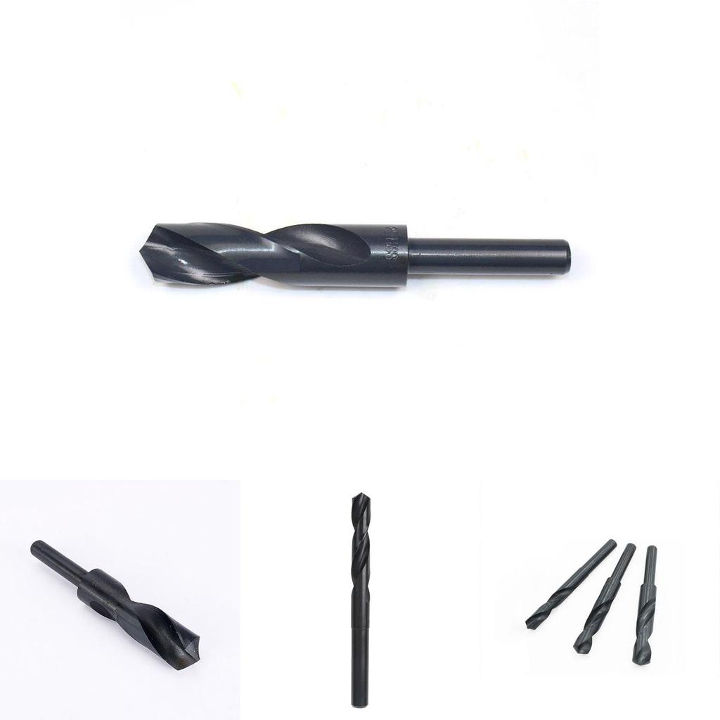 Durable Black Round Shank Drill Bit Ideal For Steel And Wood Drilling