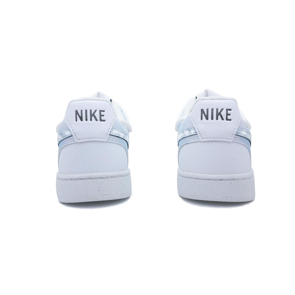 Nike Court Vision 1 Angel Leather Slip Resistant Cushioning Abrasion Resistant Low top Skateboard Shoes Unisex Sky Blue DH2987-101(Team165-)