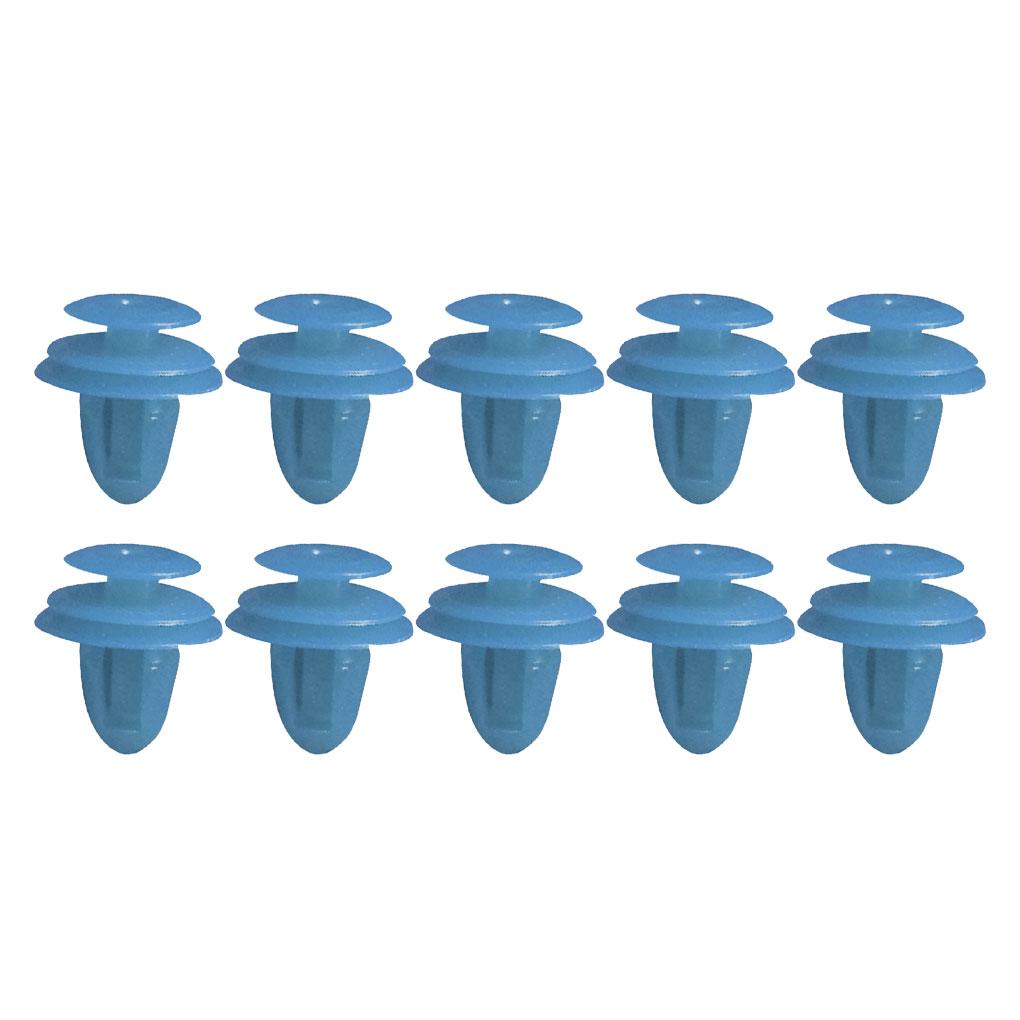 

50 шт. универсальных зажимов для крепления накладок на дверную панель, набор фиксированных зажимов для крепления накладок на внутреннюю отделку автомобиля, нажимной фиксатор коричневый