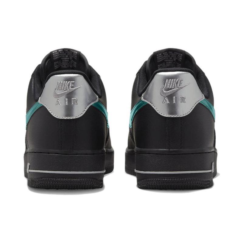 Nike Air Force 1 '07 Low Black Blue Lightning Sneakers FD0654-001