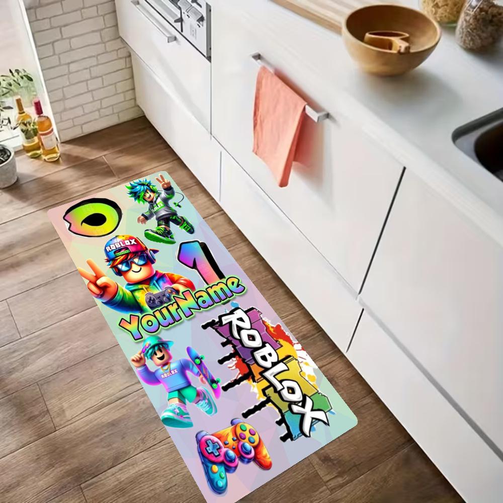 Roblox Customize Your Name Kitchen Rug Runner Rug Laundry Mat Hallway Entryway The Best Gift Choice