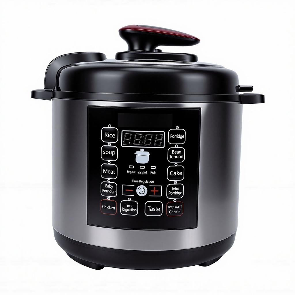 Pressure Cooker High Efficiency High Safety 6L Multi Cooker with Reservation Function for Rice Cooker Slow Cooker
