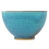 Marui Seito Shigaraki Ware Hechimon Soup Bowl, Diameter 11cm, Blue Glaze, MR-3-4219