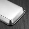 304 Stainless Steel Dental & Surgical Disinfection Tray - Flat Bottom