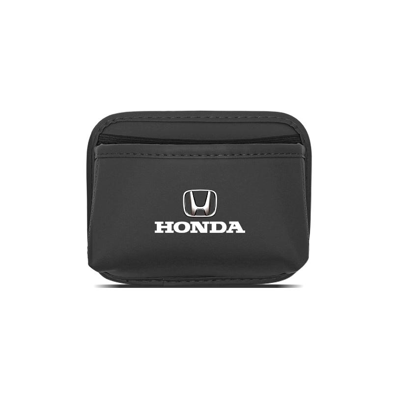 

Car Organizer Pocket Bag Cards Phone Key Paste Bag Interior Accessories For Honda Jazz HRV CRZ 5th City CRXCivic FIT CRV Accord чёрный