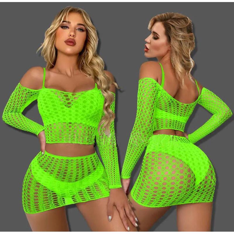 Ouvert Sexy Dessous Fishnet Bodystocking Frauen Offenen Schritt Sex Unterwäsche Erotische Kleid Body Exotische Babydolls Kleider