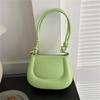 Leather Tote Bags Solid Color Handbag Armpit Bags Versatile Shoulder Bags