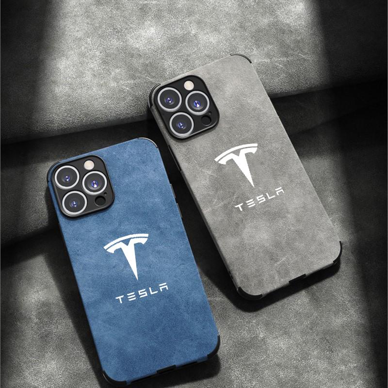 AMK1 For Tesla model 3 model X Y style Roadster For iPhone 13 Pro 13 Mini 11 12 Max Xr X Xs 7 8 Plus Protector Cover Phone Case