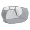 1PC Horizontal Foldable Laundry Basket Mesh Cloth Breathable Laundry Hamper Home Accessories Large Capacity Storage Baskets