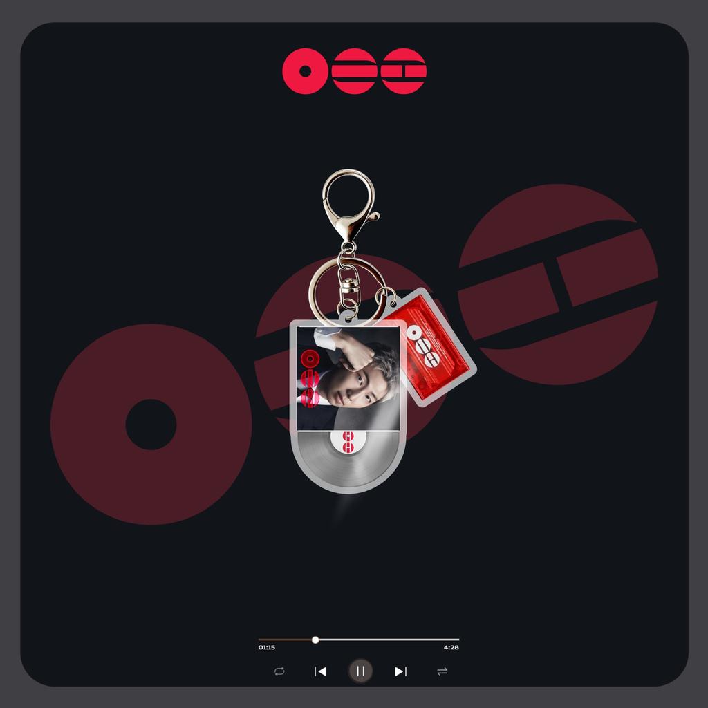 Llaveros de CD de BTS, Colgantes para Bolsos para Miembros Individuales y el Grupo Completo, Decoraciones para Ropa, Merchandising de Celebridades
