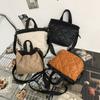 Borsa Secchio in Nylon con Chiusura a Zip per Uso Quotidiano Informale