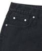 Nomaenyueol Straight Wide Denim Pants - Black