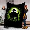 The Nightmare Before Christmas Theme Printed Blanket - Perfect for Couch, Bed, Travel & Outdoor Use | Machine Washable, Cozy & Durable.