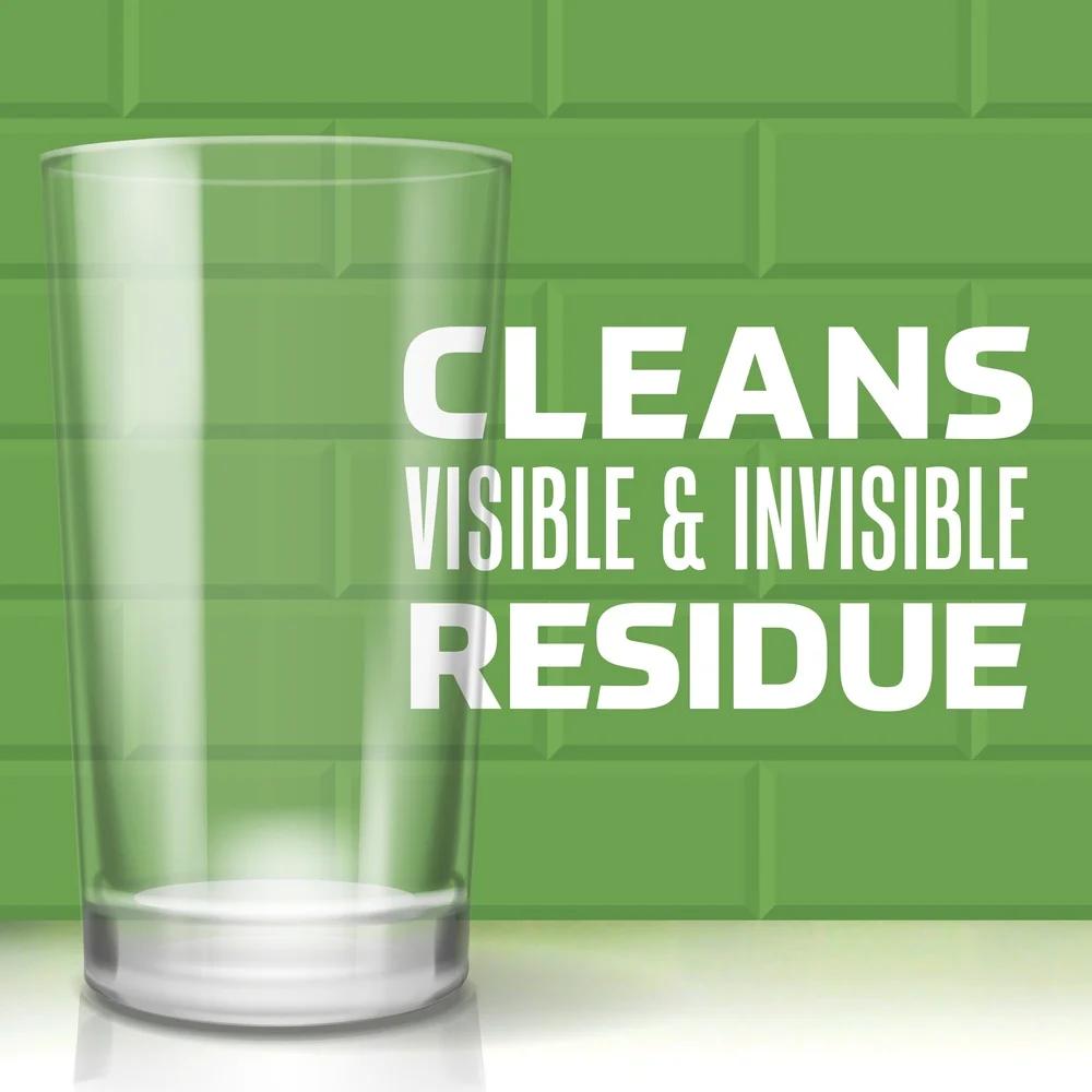 Free Clear Dishwasher Pods Lemon 19 Count Dishwasher Detergent ActionPac Grease Fighting Enzymes Chlorine Phosphate Free