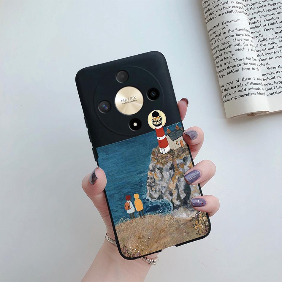 For Honor Magic6 Lite Case Honor Magic6 Lite 5G Cover Soft Dragon Silicone Bumper Protective Phone Cases For Honor Magic 6 Lite