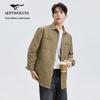 Men's Long Sleeve Casual Shirt Jacket