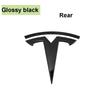 1 szt. ABS dla Tesla Model 3 Model Y Samochód Przednia Pokrywa Maski Logo Emblemat Naklejka Stylizacja Nadwozie Samochodu Tylna Klapa Bagażnika Odznaka Akcesoria