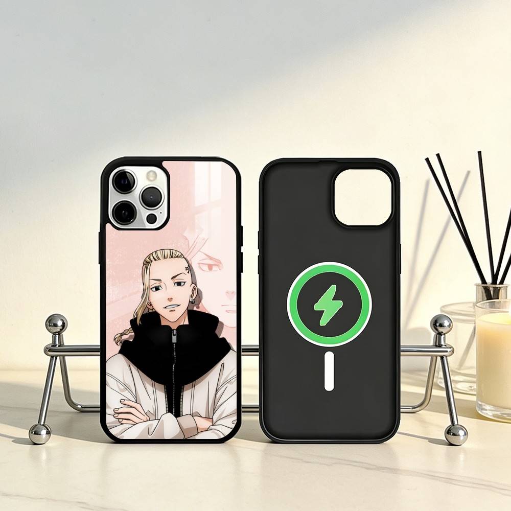 

T-Tokyo Revengers Anime Phone Case For iPhone17,16,15,14,13,12,11 Plus,Pro Max Magnetic For Magsafe Wireless Charging iPhone12PROMAX