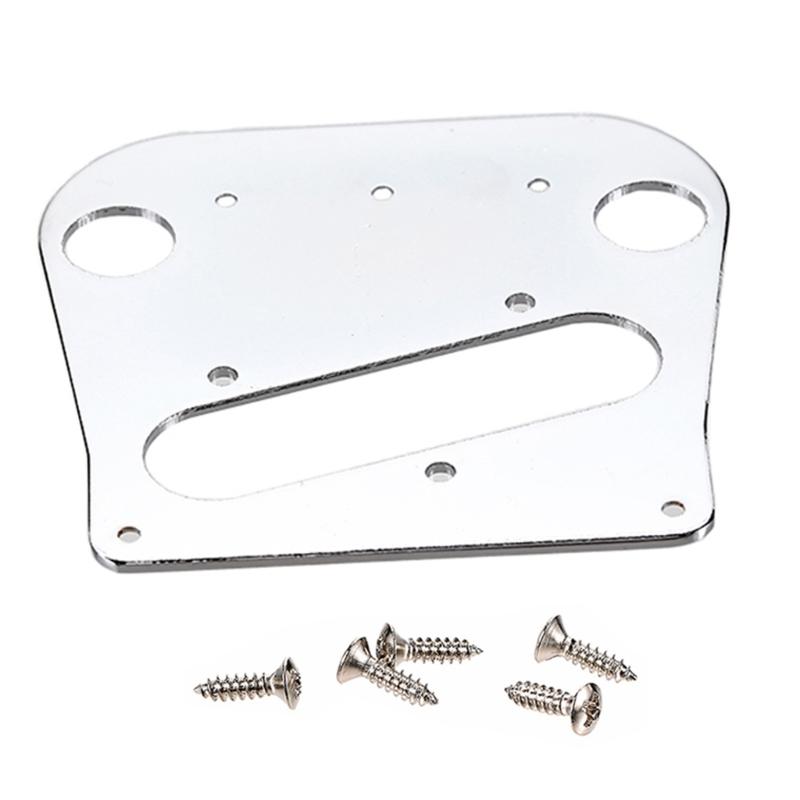 Metal Bridge Plate Guitar Component Metal Construction Improved Sustain Tuning Retention Simple Drop In Installation