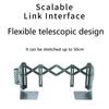 Retractable Bookstand with Pen Holder Integrated Desktop Book Storage Rack Baffle Book Clip Folding and Fixed