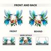 20cm Acrylic 2D Flat Colorful Hummingbird Hanging Pendant Wind Chime Suncatcher Home Window Ornament Garden Decor Car Decoration