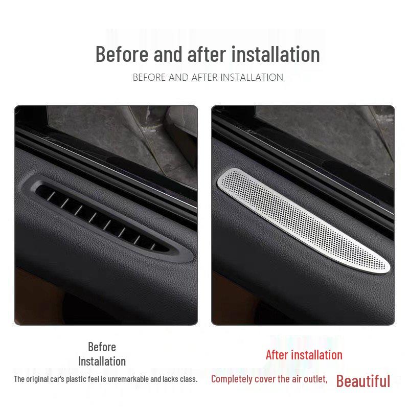 Lantu Dreamer Car Door Vent Protector: Compatible with 25 Models, Dust Cover for Air Conditioner Intake, Decorative Accessory