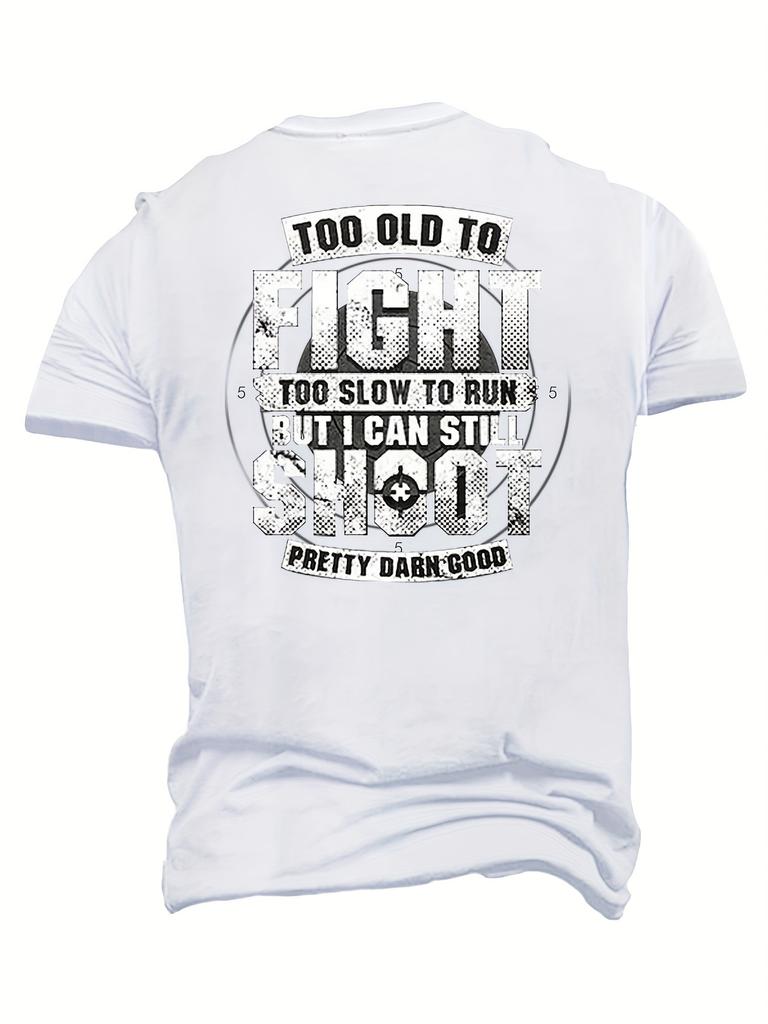 Large Size Summer Men's Letter Printed Casual Handsome Round Neck Short Sleeved 100% Pure Cotton Daily Vacation T-shirt