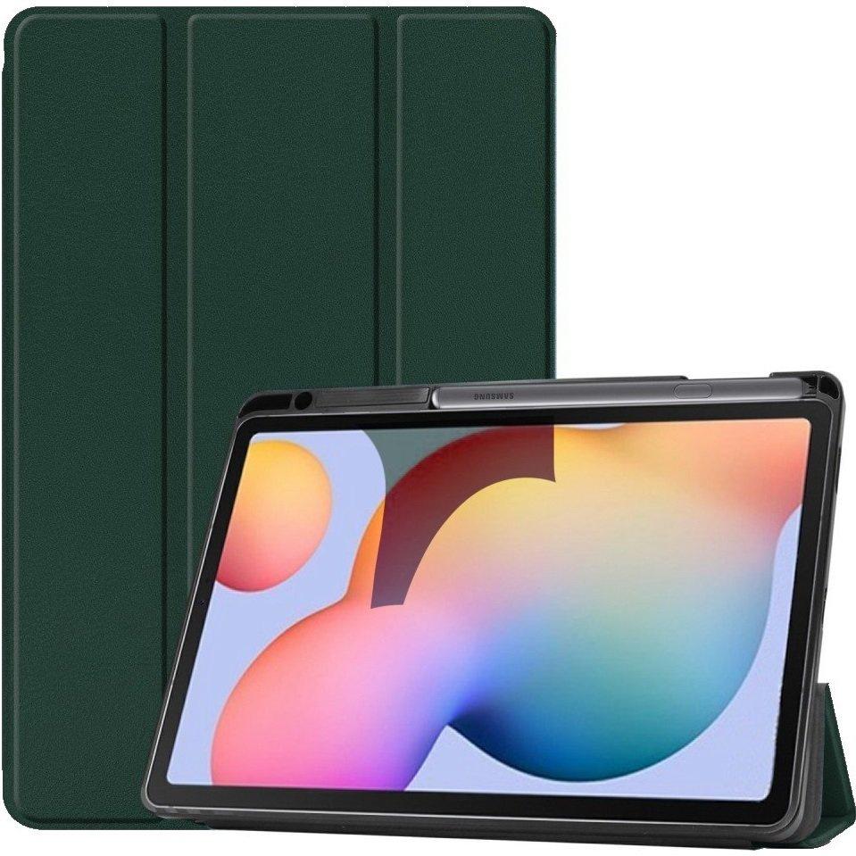 Case for Samsung Galaxy Tab S6 Lite 10.4" 2020/2022/2024, with stylus holder, Green