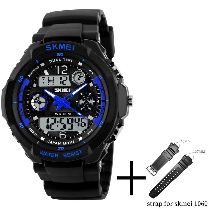 Skmei Kid's Digital Sport's Watches Boy Girl Fashion Dual Time Children Led Waterproof Electronic Wristwatch Relogio Masculino