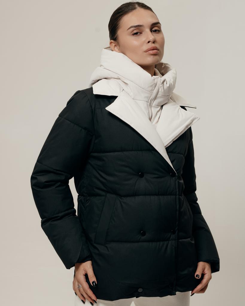 Jacket with Belt HAIZIYUAN 824 M Gray-milk