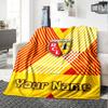 Name Custom RC Lens Print Flannel Blanket High Quality Warm Comfortable Cover for All Seasons Perfect for Gifts Home Decor