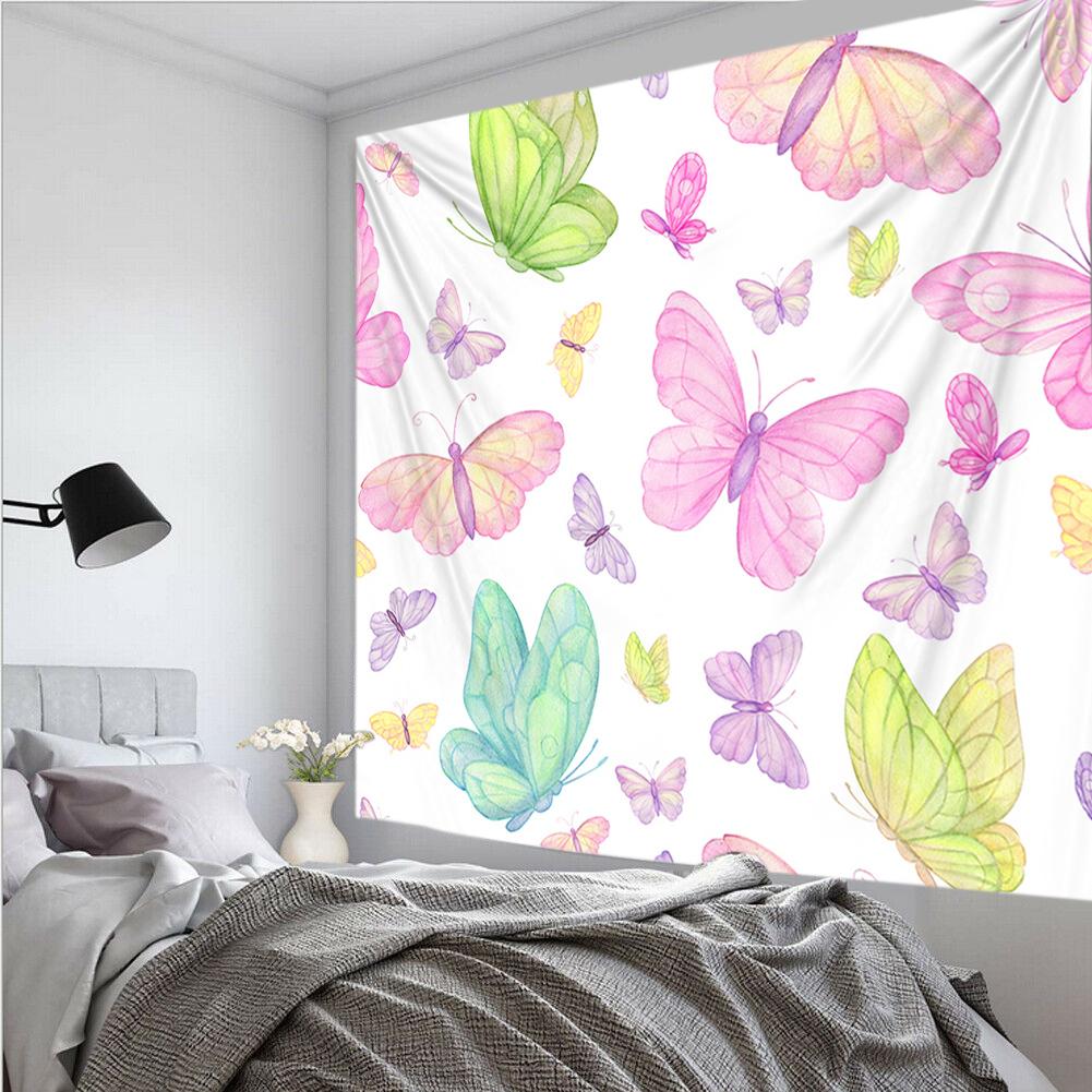 Butterfly tapestry Bohemian home and decoration tapestry decoration bedroom girl wall decoration tapestry