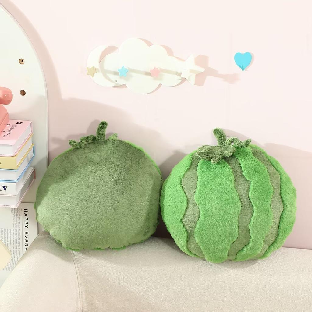 Simulation Cartoon Watermelon Doll Plush Toy Doll Photo Props Living Room Decoration Ornaments Sofa Cushion Pillow
