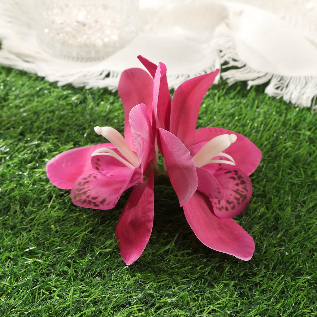AWAYTR Elegant Large Flower Duckbill Hairpin Floral Hair Clip Valentine Headwear Hair Accessories Festival Gift
