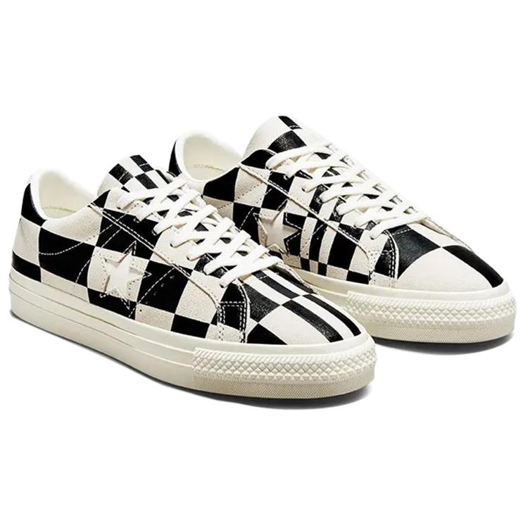 Converse One Star Low 'Warped Board - White Black' (Unisex) White / Black Skate Shoes 172352C