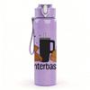 1PC Winter Basics Coffee Mug 750ml Color Plastic Sports Water Bottle Leakproof Flip Straw Lid Suitable for Sports Office Home Use
