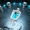 Gothicism Bathtubs Skull Ornaments Durability Waterproofed Resins Halloweens Indoor Outdoor Decoration