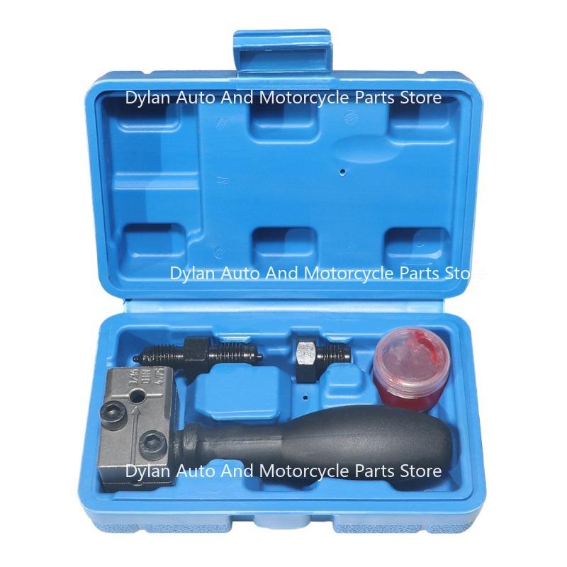 3/16'' Double Flare Adapter 45-Degree Automotive Brake Pipe Flaring Tool Kit Universal Brake Line Flare Tools