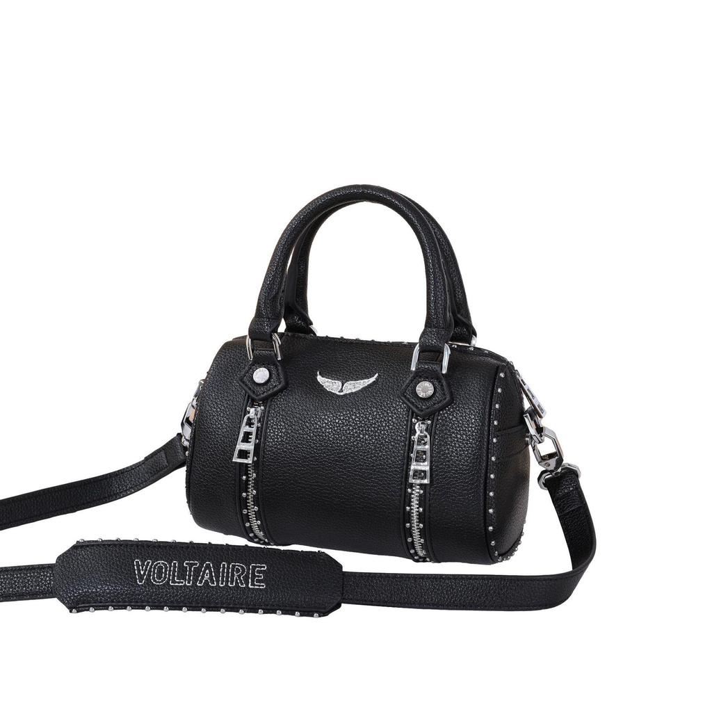 2025 ZV Fashion Women's Studded Boston Crossbody Handbag