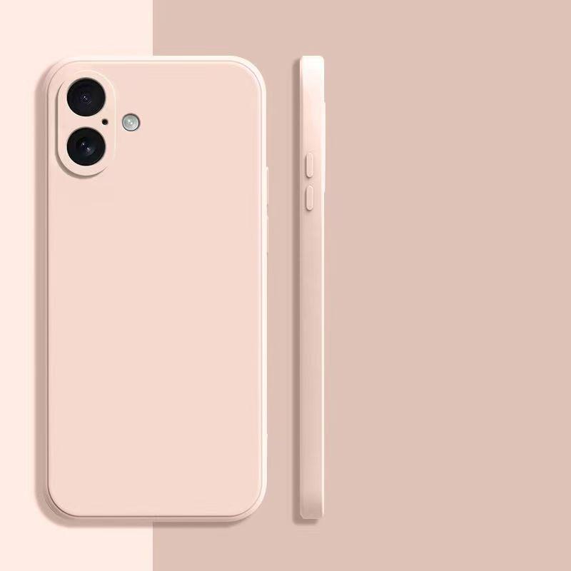 Luxury Shockproof Silicone Protective Phone Case For iPhone 17 16 15 14 Plus 13 12 mini 11 Pro Max 16E 17E Air Matte Soft Cover