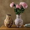 Wabi-Sabi Jingdezhen Ceramic Vase: High-End Retro Home Decoration with Creative, Aged Luxury Feel