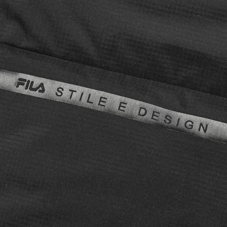 New FILA Down Jacket Men's Jet Black F61M347904A-BK