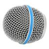 Microphone Ball Head Mesh Grill Stainless Steel Grille Microphone Ball Head Cover Replacement for Beta58A