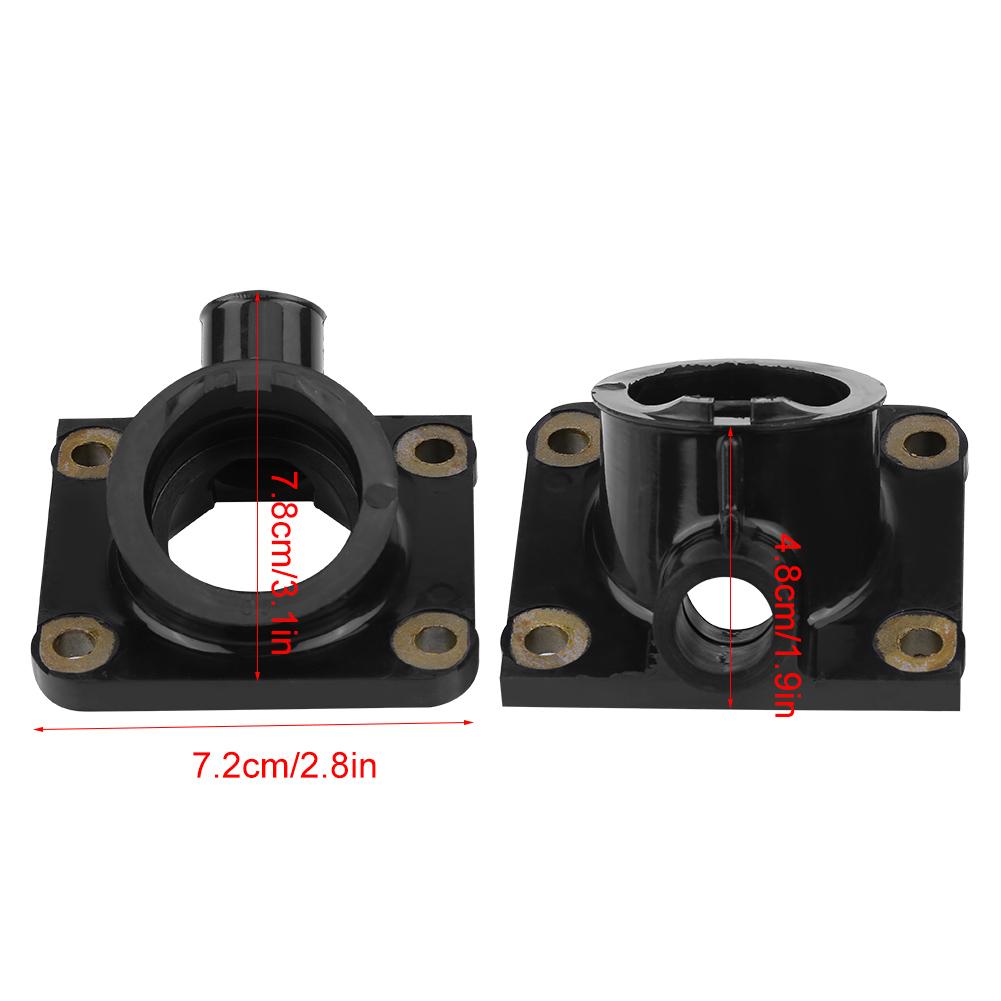 2Pcs Motorcycle Carb Carburetor Intake Manifold Boot Joint for YAMAHA RD350LC RZ350L YFZ350